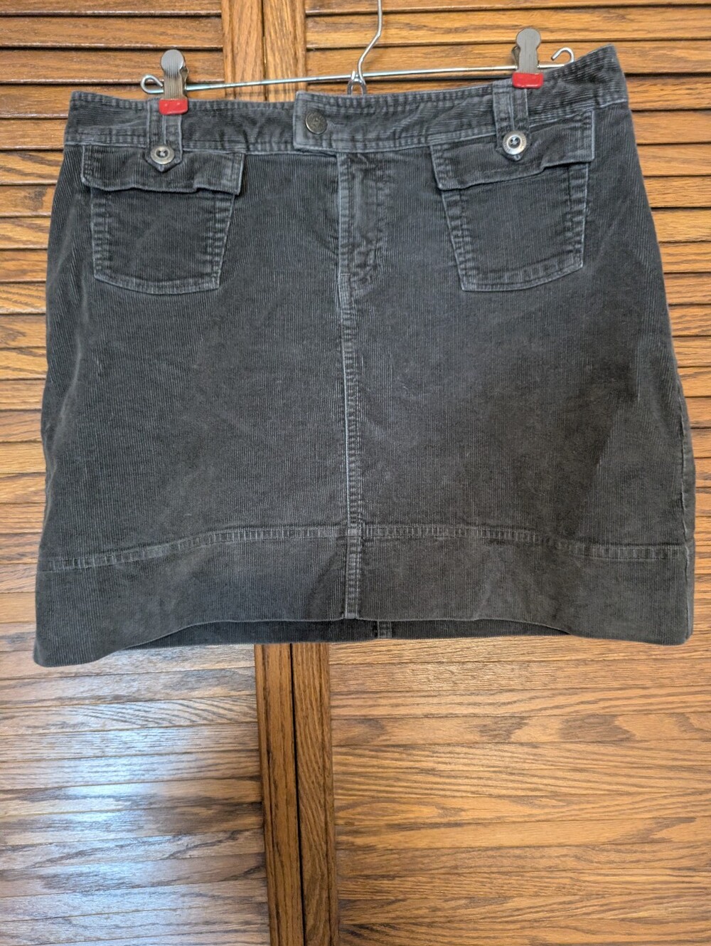 Patagonia Grey Corduroy Mini Skirt Women's Size 10